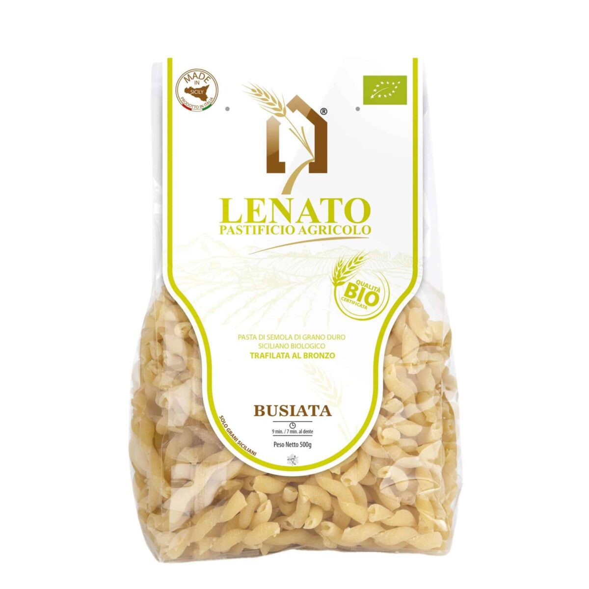 Busiata pasta lenato pasta bio min
