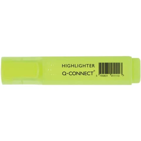 Evidenziatore q connect 1,5 2 mm giallo kf01111 cf da 10pz