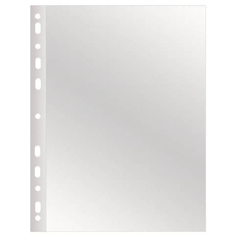 Kf11188 buste a perforazione universale q connect 22x30 cm medio spessore finitura liscia conf. 50 pezzi