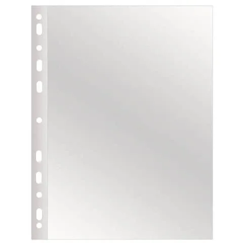 Kf11188 buste a perforazione universale q connect 22x30 cm medio spessore finitura liscia conf. 50 pezzi