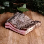Pancetta tesa affumicata di suino nero brado