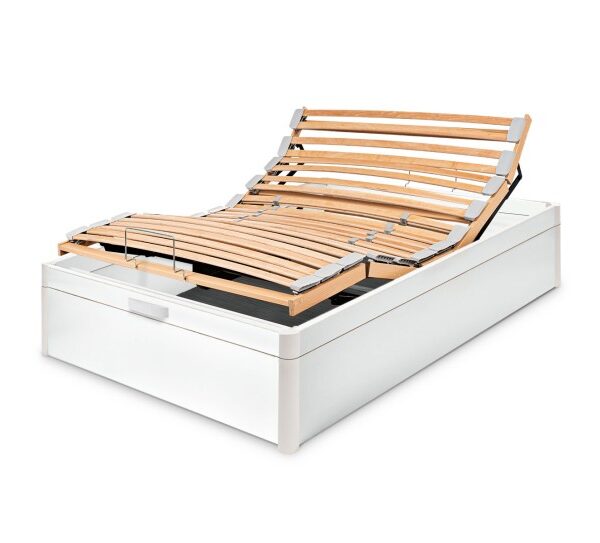 Canape de madera electrico 1 cuerpo slatwood