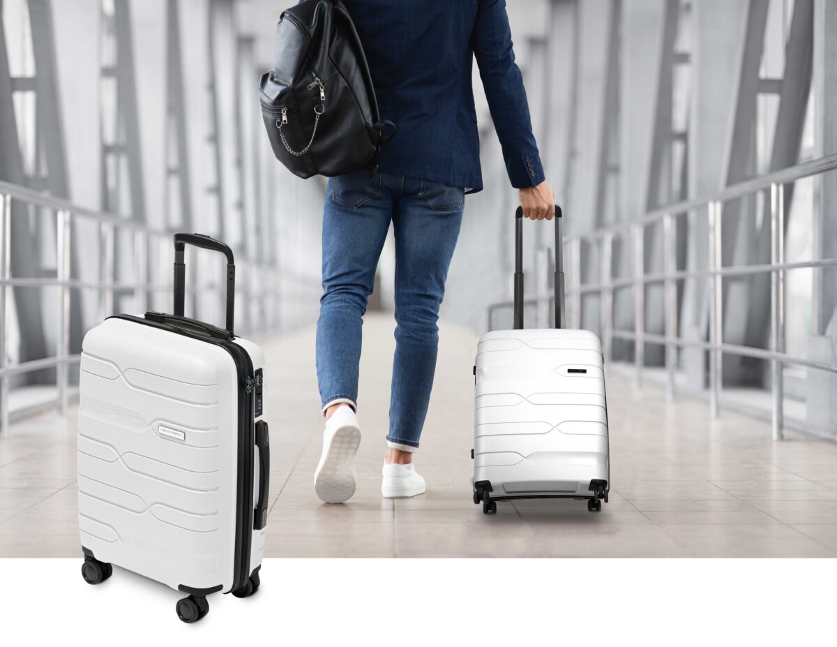 Cuadro maleta blanco