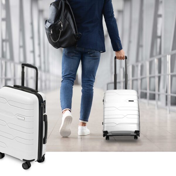Cuadro maleta blanco