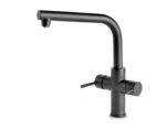 Grifo mate negro 3 vias aquablack