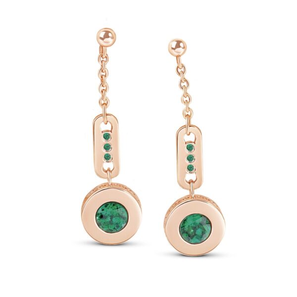 Pendiente colgante emerald