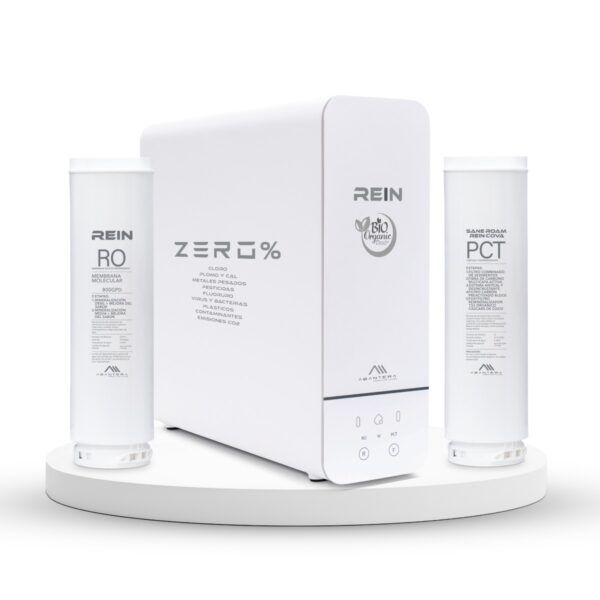 Purificador zero rein flujo directo 800gpd antical desincrustante