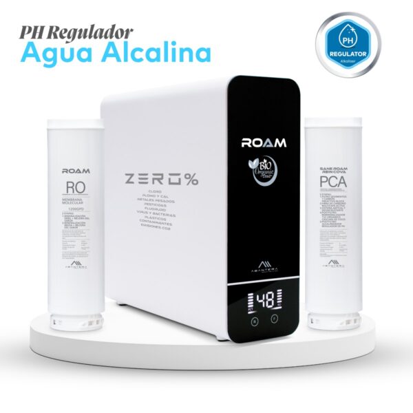 Purificador zero roam alcalinizador flujo directo 1200gpd antical desincrustante alcalinizador regulador ph