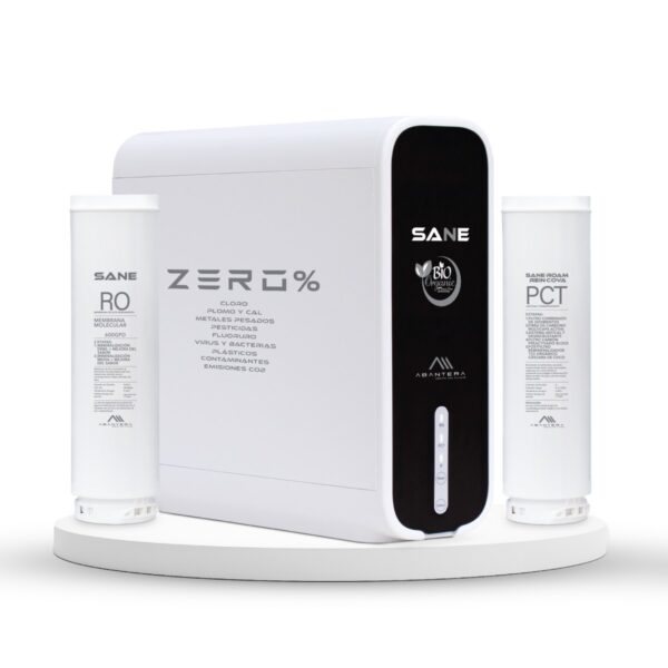 Purificador zero sane flujo directo 600gpd antical desincrustante